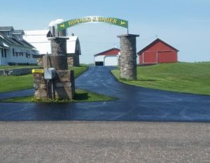 Ranch in WI with the asphalt with new seal coat