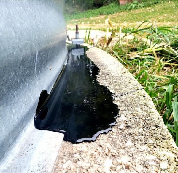 hot rubber around grain silo